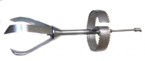 Combo Cutter with Curved or Flat Blades and Concave Root Saws